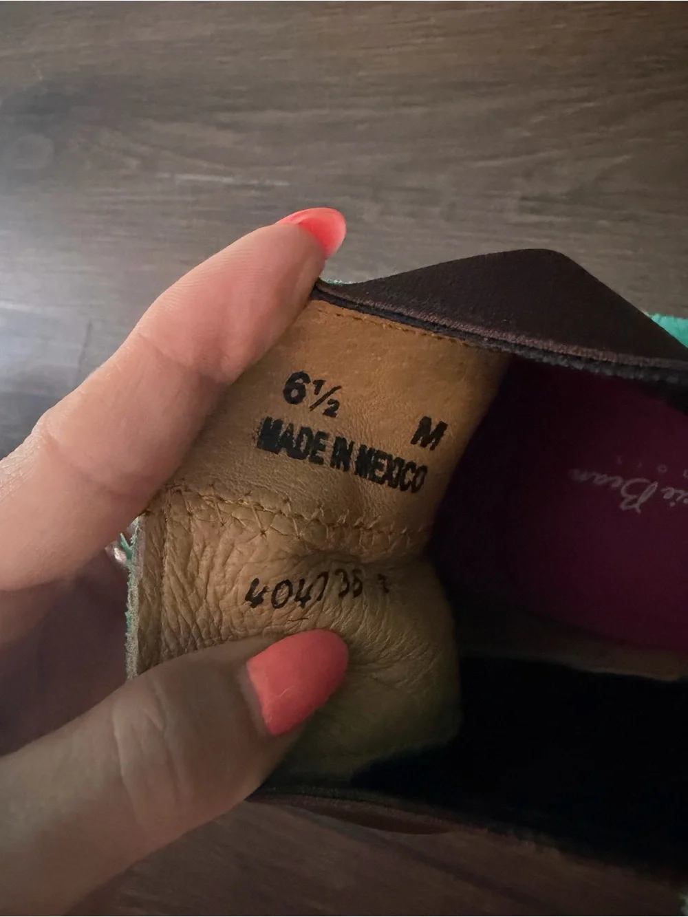 Macie Bean women’s suede swedges